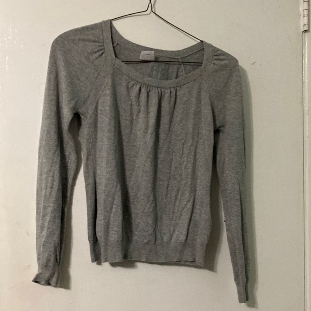 Knit square neckline knit